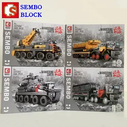 SEMBO Wandering Earth building block carrier vehicle model movie peripheral collection figure children's toys Christmas gift