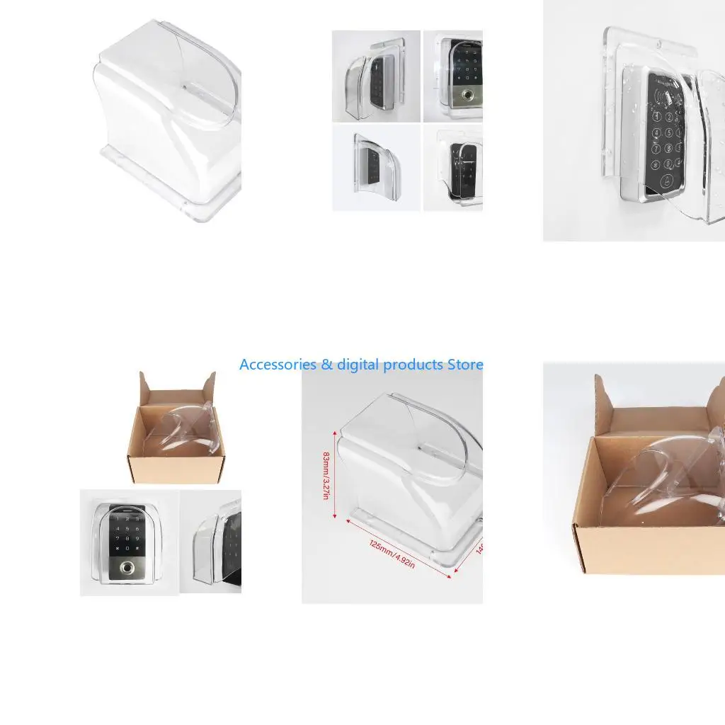 77JD Universal Clear Waterproof Enclosure Cover For Outdoor Access Control Equipment