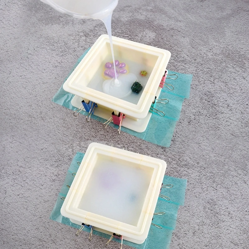 Adjustable Mold Housing for Making Silicone Rubber Mold Housing Housing Frame for DIY Soap Silicone Mold Making