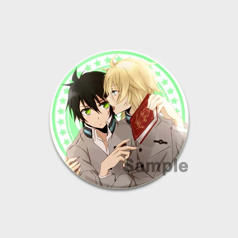 Fashion Jewelry Anime Seraph of The End Brooch Enamel Pin Cartoon Cosplay Badges for Backpack Decor Christmas Gifts Cute Things