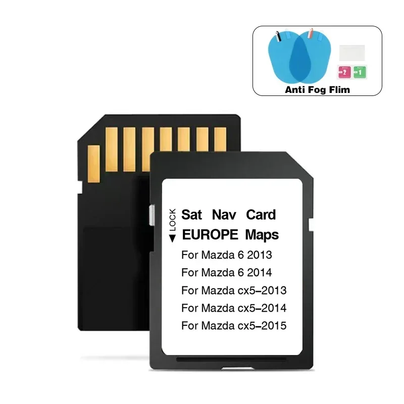 

for Mazda 6 CX-5 Vehicle GPS SD Card Update Maps 2025 Version Navigation System EU UK Sat Navi Accessories Free Shipping