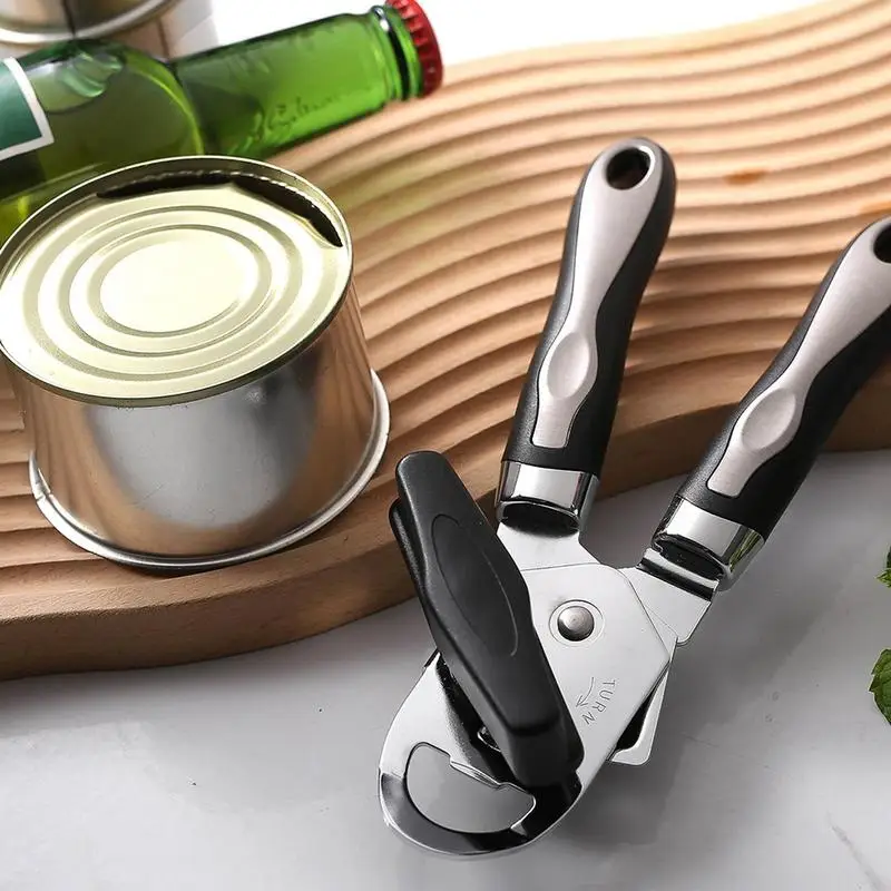 Can Openers For Kitchen Hand Held Can Opener Metal Can Opener Multifunctional Jar And Bottle Opener Quick Opening Tool For Home