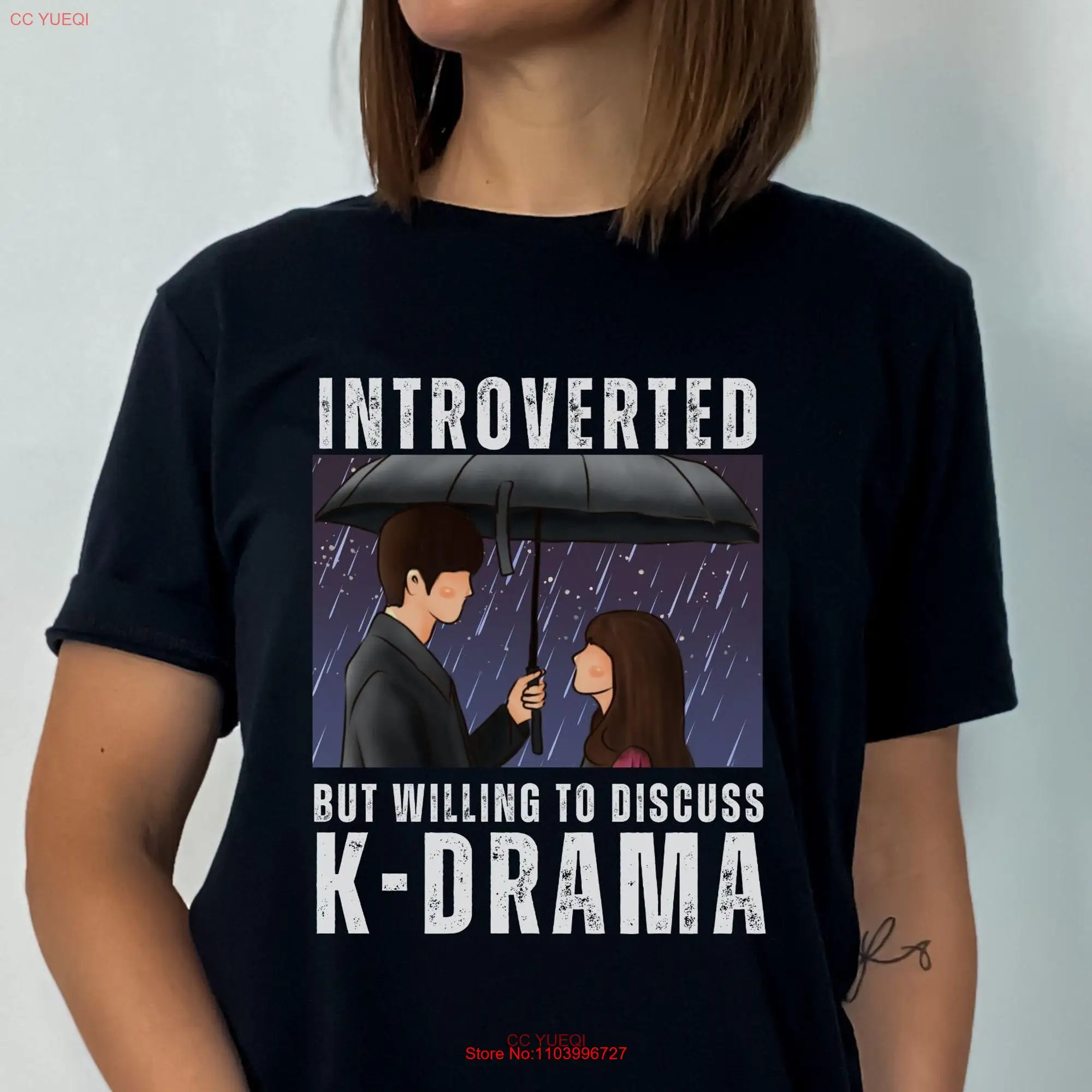 Kdrama T Shirt Korean Drama Lover for K Fans Fan Introverted long or short sleeves