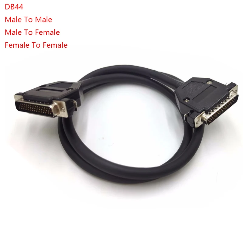 1PCS HDB44 DB44 Male To Male/Male To Female/Female To Female Extension Line Cable 44Pin 44P  0.5M/1M/1.5M/2M/3M