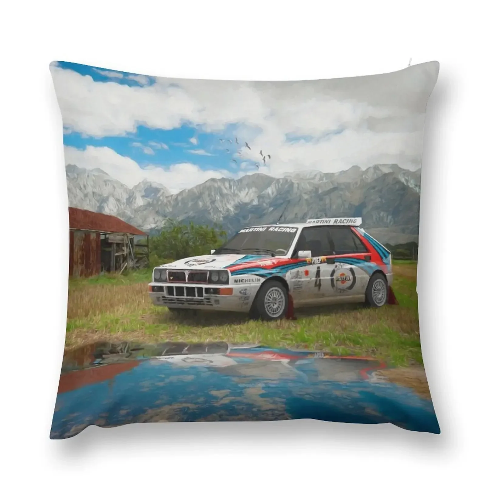 Lancia Delta Integrale Digital Art Throw Pillow Christmas Covers autumn pillowcase pillow