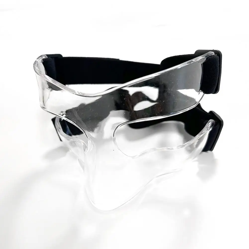 High-strength Nose Guard Sports Face Protection Cover High Strength Impact Resistant Nose Guard Transparent Basketball Football