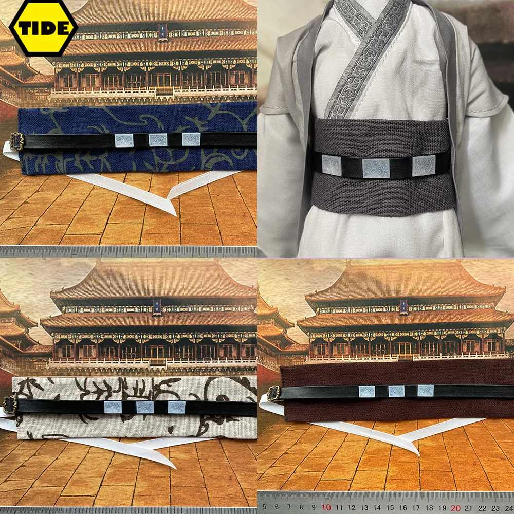 1/6 Costume Accessories China Ancient Officials Sima Yi Zhuge Liang Belt Girdle Waistband Model For 12Inch Action Figure