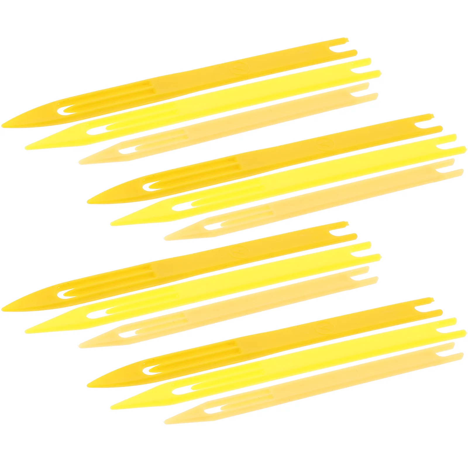 

20pcs Fishing Net Shuttles Plastic Mending Needles Multi-Use Net Repair Tools For Fish Netting Weaving With Different Sizes