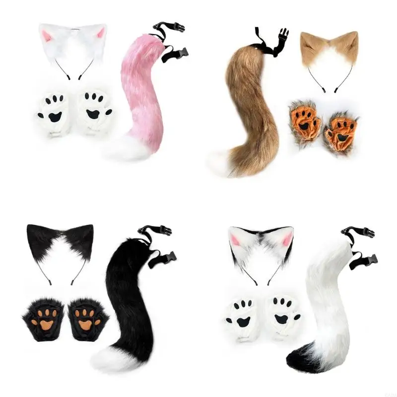 

Realistic Acting Animal Footwear Multiple Use Costume Addition For Adults 6XDA