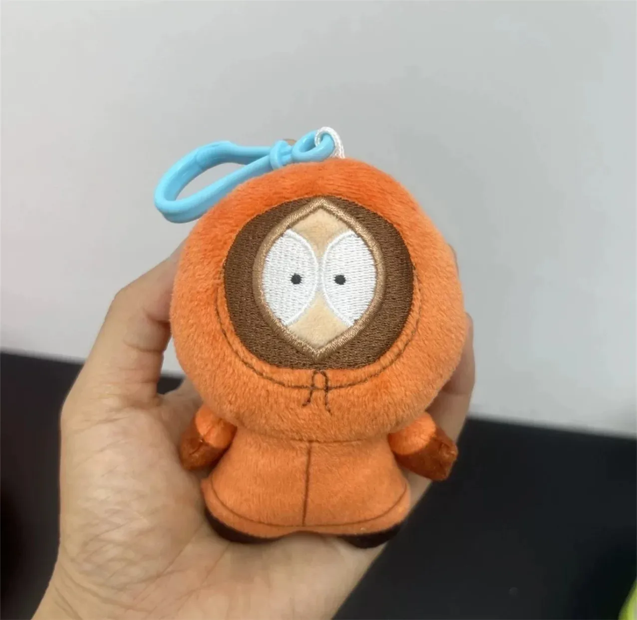 New Cute Anime South Park Kyle Khadou Kenny Plush Keychain Chains Small Pendant Kids Stuffed Toys For Children 12CM