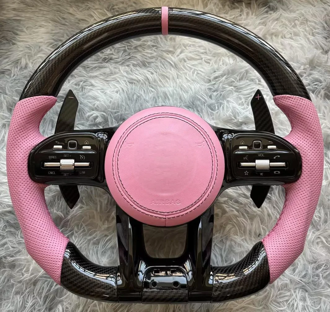 

AMG Steering wheel for Mercedes-Benz W167 W177 W190 W205 W206 W213 W217 W222 W223 X253 W290 W292 W463 W464 H243 X243 N293 R232