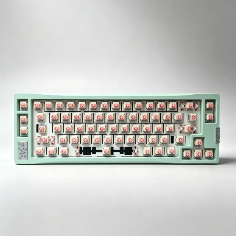 CTR690 Wireless Keyboard Kit Customized Single Mode/Tri-mode Hot Swap Gasket Structure Support Via for Mechanical Keyboard Kit