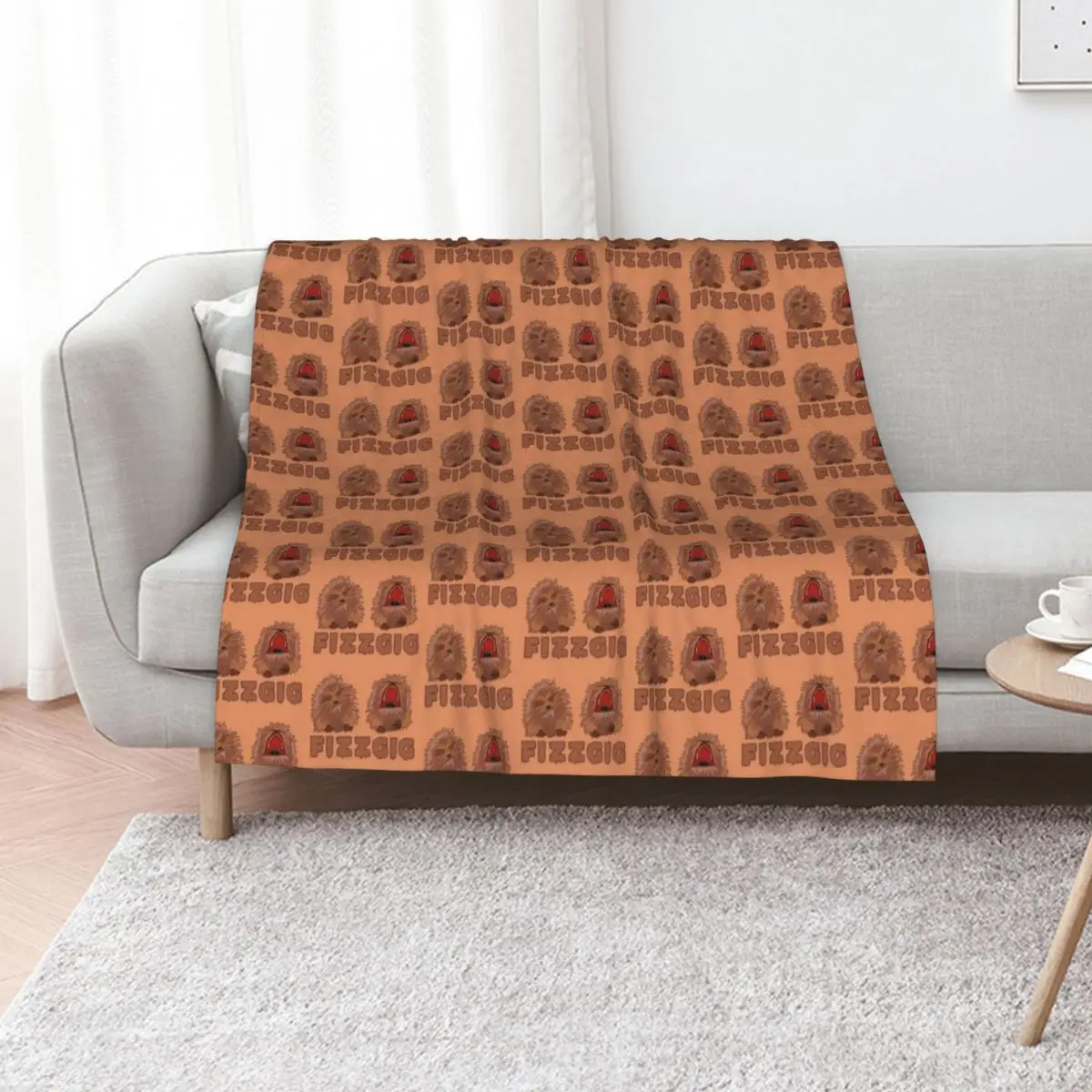 

Fizzgig Roar Throw Blanket Moving Beach Flannels for winter Blankets