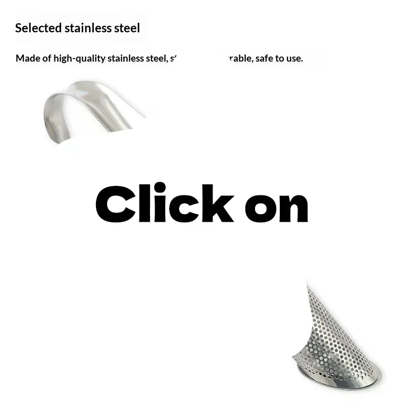 Hook Type Stainless Steel Tea Infuser Strainer For Spice Colador Ceremony Poop Teaware Infusion Teapot Sieve