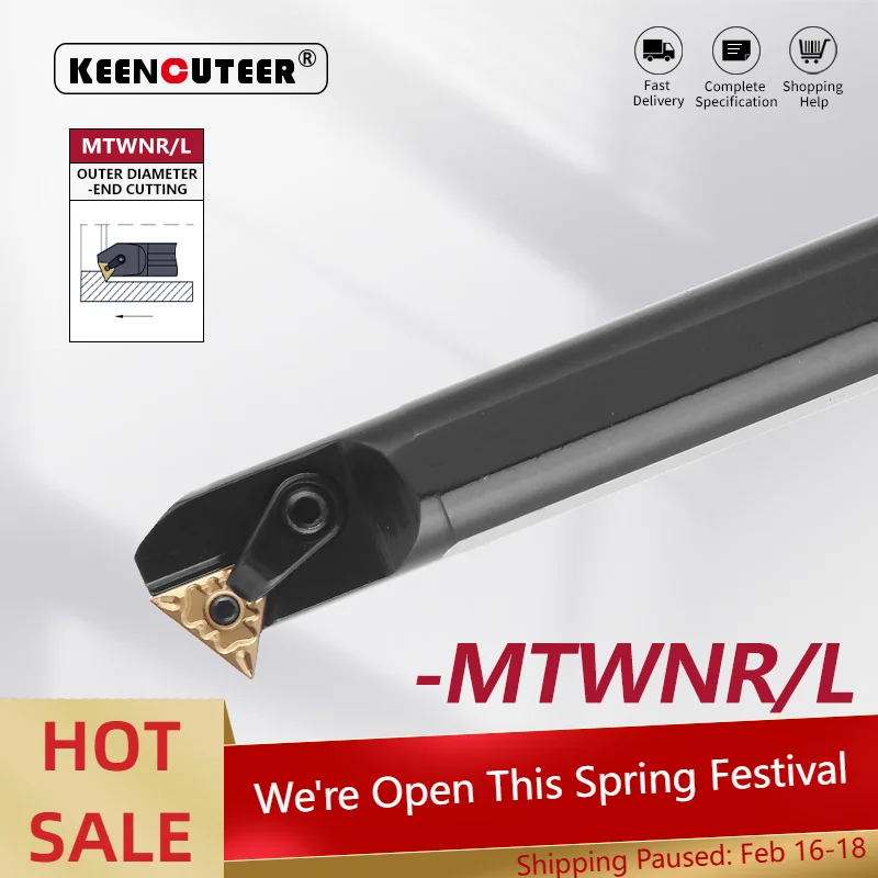 

-MTWNR/L Внутренний токарный инструмент S16Q-MTWNR S20R/S25S-MTWNR/L S32T-MTWNR/L Токарный станок Токарный держатель Режущий инструмент с ЧПУ Режущий брусок