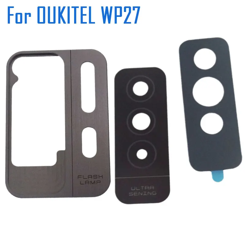 New Original OUKITEL WP27 Camera Decorative Metal Parts Rear Camera Lens Back Camera Lens With Adhesive For OUKITLE WP27 Phone