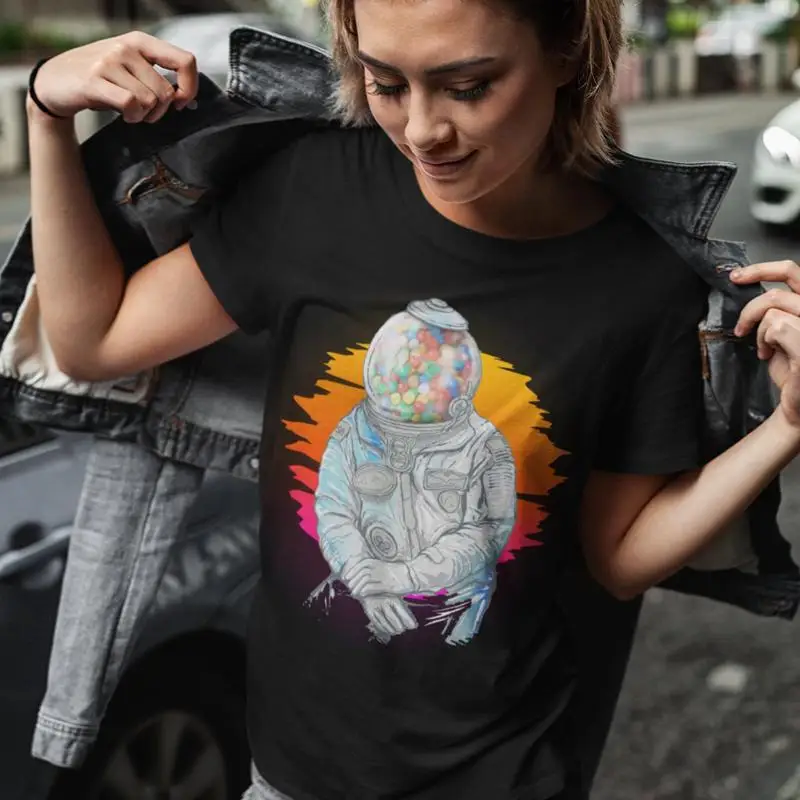 

Gummy Ball Astronaut Universe Science Space Astrology Astronomy T Shirt Long Sleeve Gift