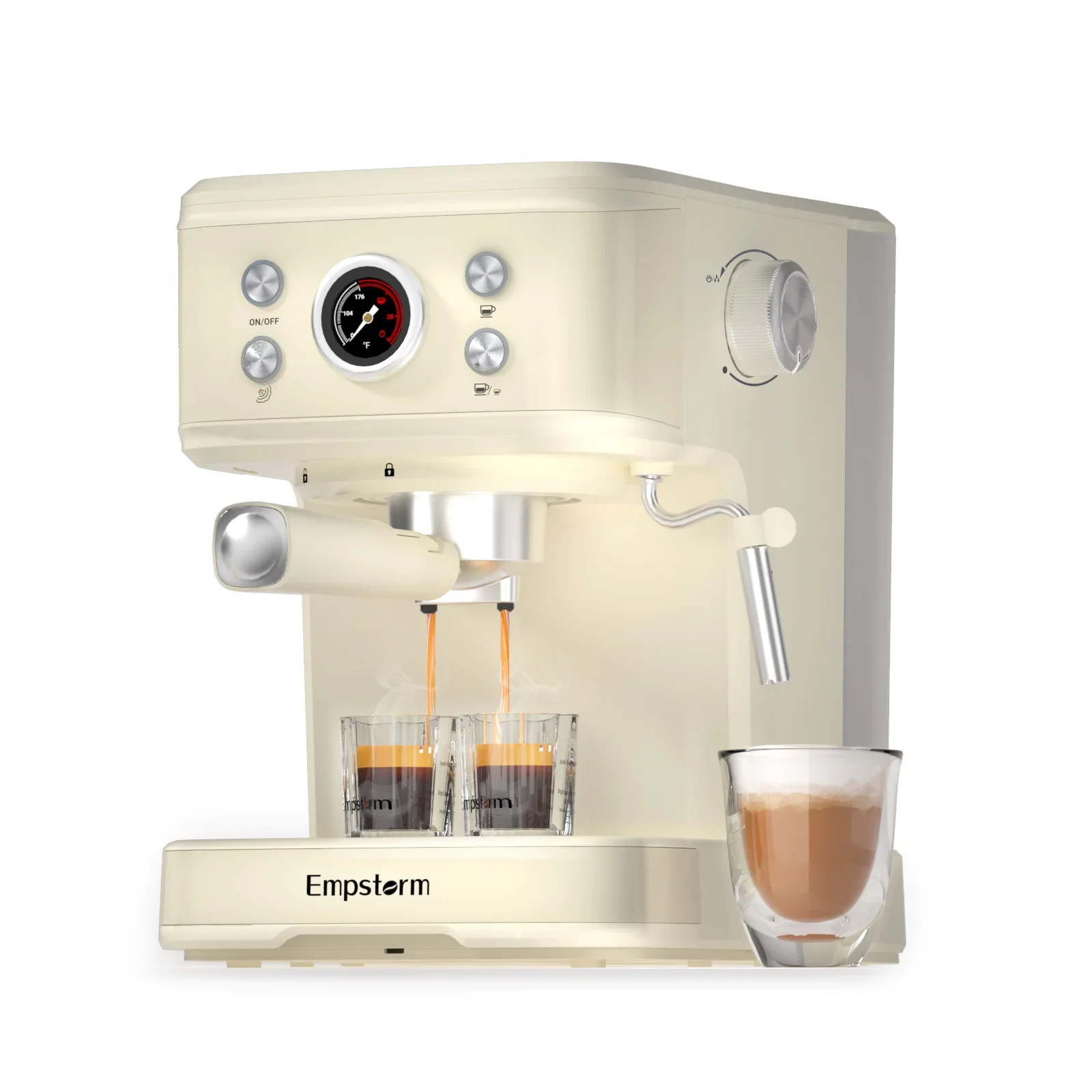 Empstorm  Professional Portable Espresso Coffee Brewer Machine 20bar Coffee Maker Commercial Italy Electric Cappuccino Machine