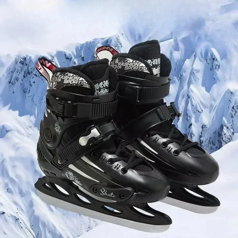 

Adjustable Ice Skates for Kids Adults Boys Girls Men Women Beginners Figure Hockey Speed Skating Shoes Outdoor Training