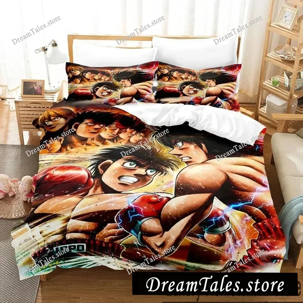 Fighting Spirit Hajime No Ippo Anime Bedding Set Boys Girls Twin Queen King Size Duvet Cover Pillowcase Bed Boys Adult741