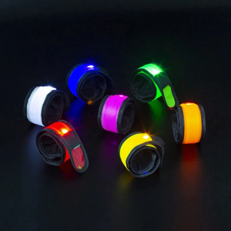 Outdoor Sports Night Running Armband LED Light Safety Belt Arm Leg Warning Wristband Cycling Bike Bicycle Party Glow Prop