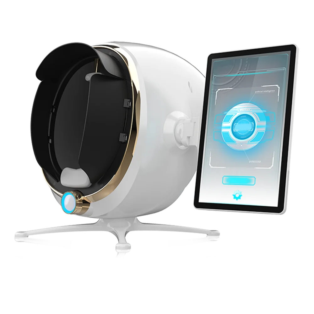 最新のポータブルAIマジミラー モジ スキンアナライザー 3D顔スキャナー 肌分析機 顔肌分析機