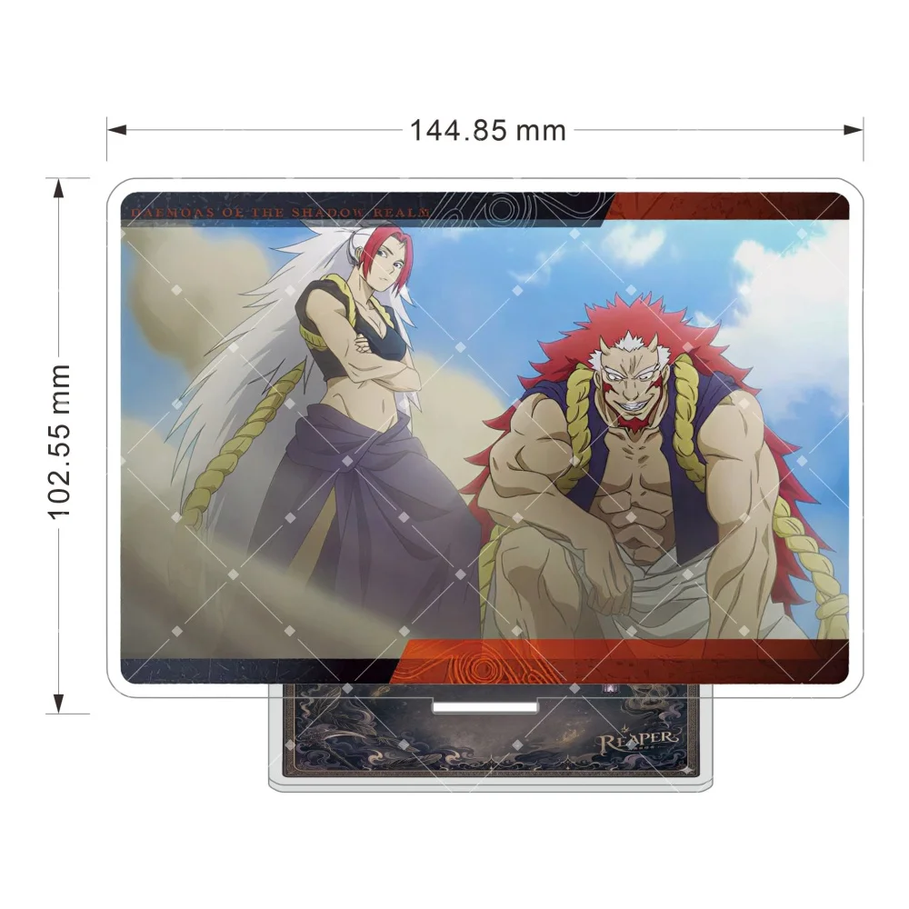 Daemons of the Shadow Realm Yomi No Tsugai 15cm Acrylic Stand Anime Scene Picture Desktop Ornament Keychain Collectible Fan Gift