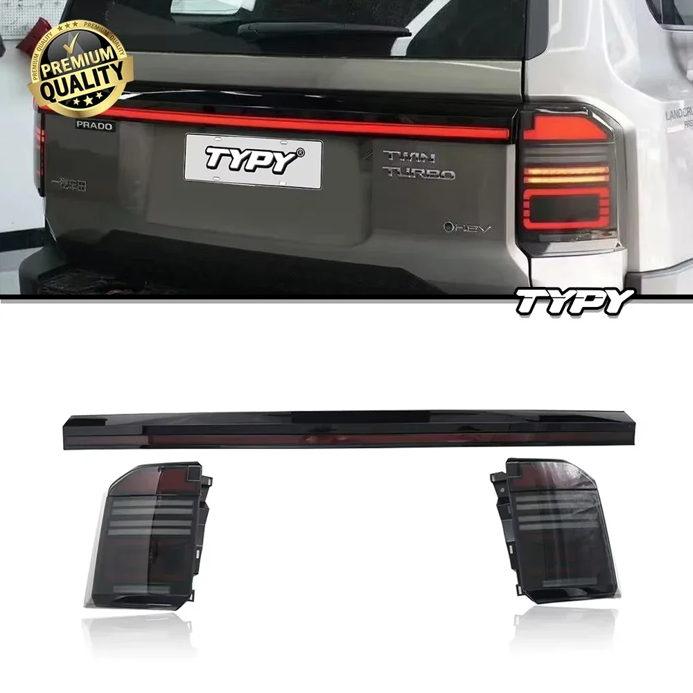 

Car For Toyota Prado LC250 Taillight 2024-2025 Upgrade Modified New DRL Dynamic Turn Signal LED Taillight Auto Accessories