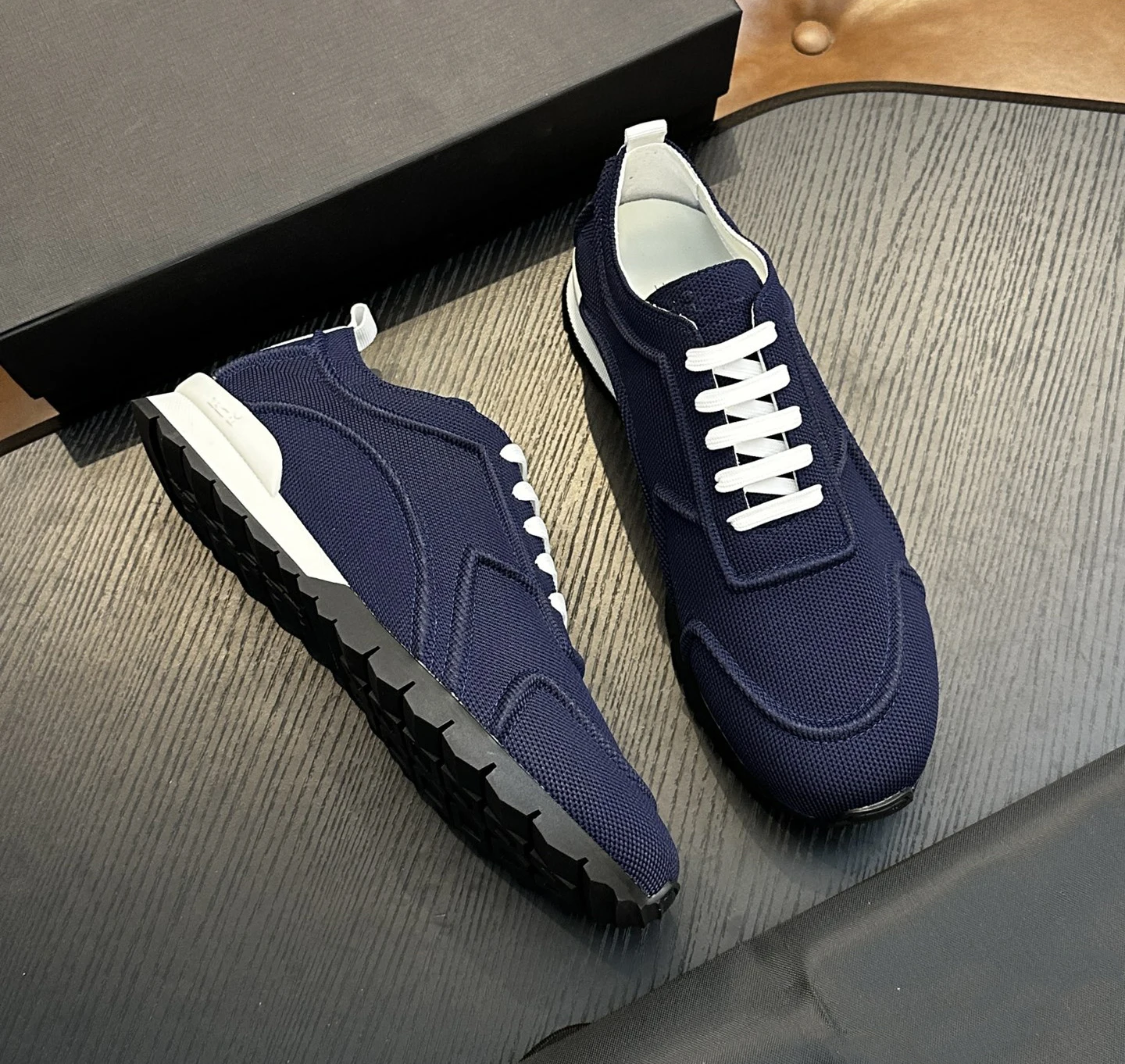 

OECHSLI Shoes knitting cow 2025 new Casual comfort fashion outdoors quality Breathable sports Men‘s European big size 38-47