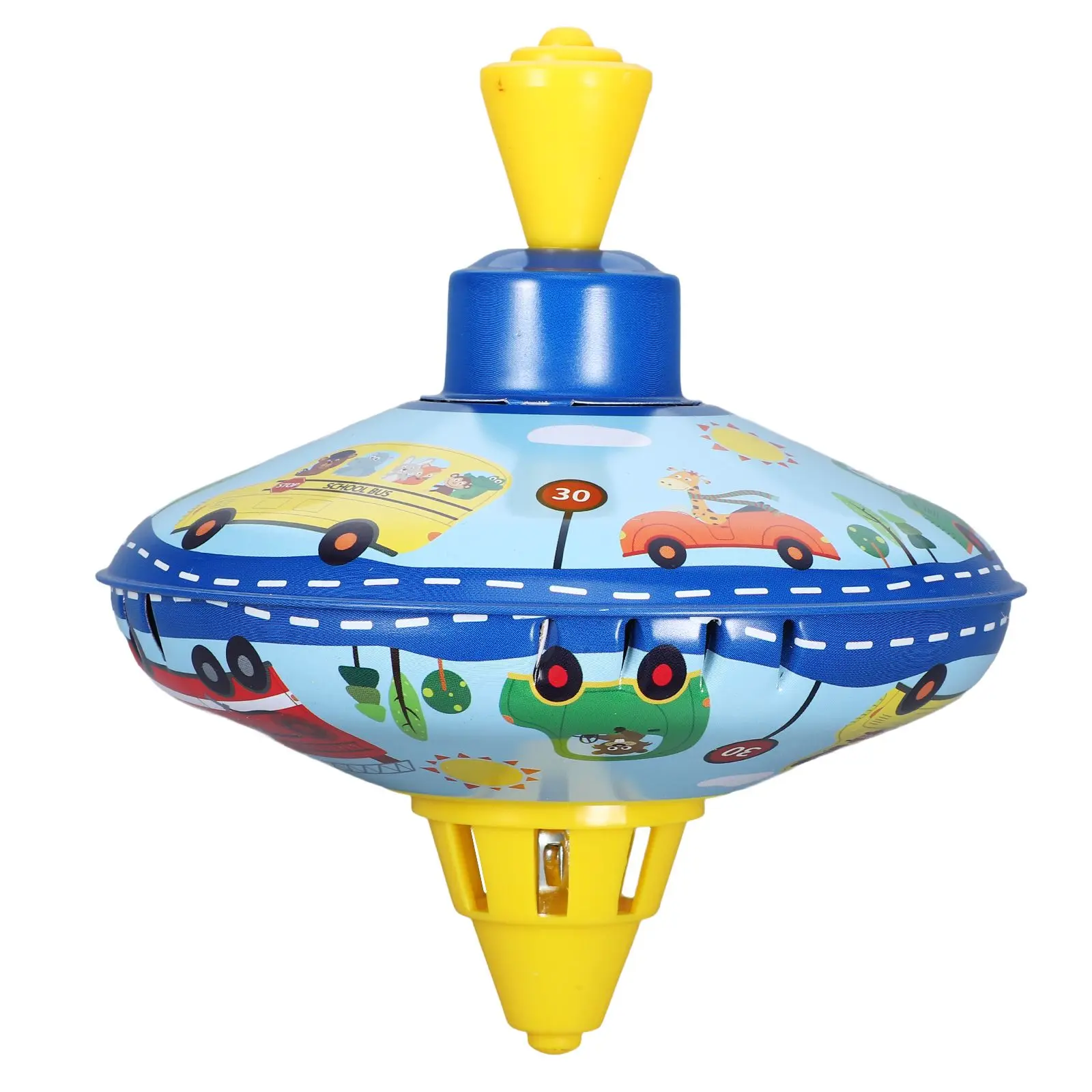 

Spiral Tin Spinning Top Toddler Baby Gifts Goodie Iron Sheet Whipping Child Educational Toy
