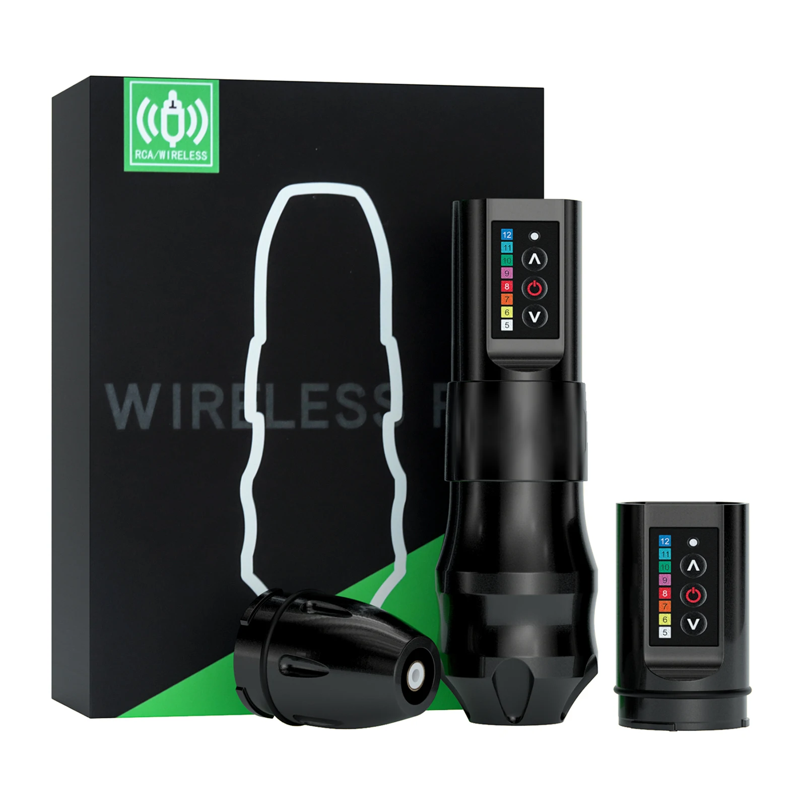 Wireless Exo Tattoo Machine Pen 3.5/4.0/4.6mm Stroke Optional 2400mAh Battery Large Capacity Lithium Battery Low Noise Motor