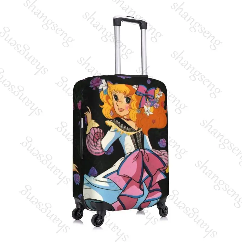 Candy Candy Anime Travel suitcase protective case, suitcase cover, elastic protection, washable Luggage cover, 18-32 in