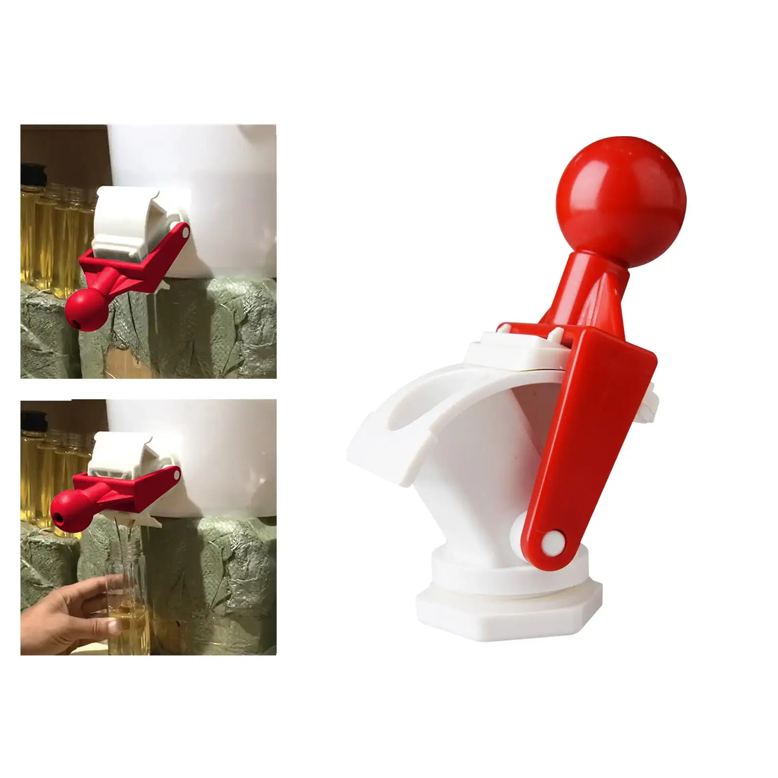 

Beekeeping Honey Gate Valve Outlet Bee Bottling Equipment Durable Push Sealing Tool for Honey Strainer Use