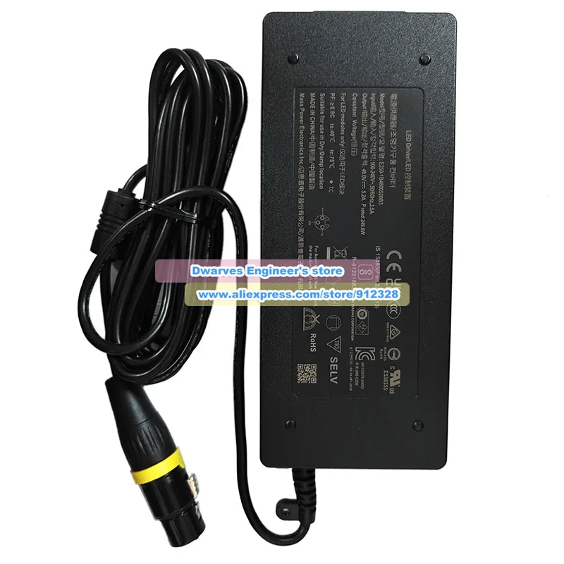E250-1B4800520B3 Adapter 48V 5.2A 2.7A for Amaran 200xs 200ds 200d 200x F22C F22X F21C F21X 200c 150c 100W 100d 100x 100dS 100xS