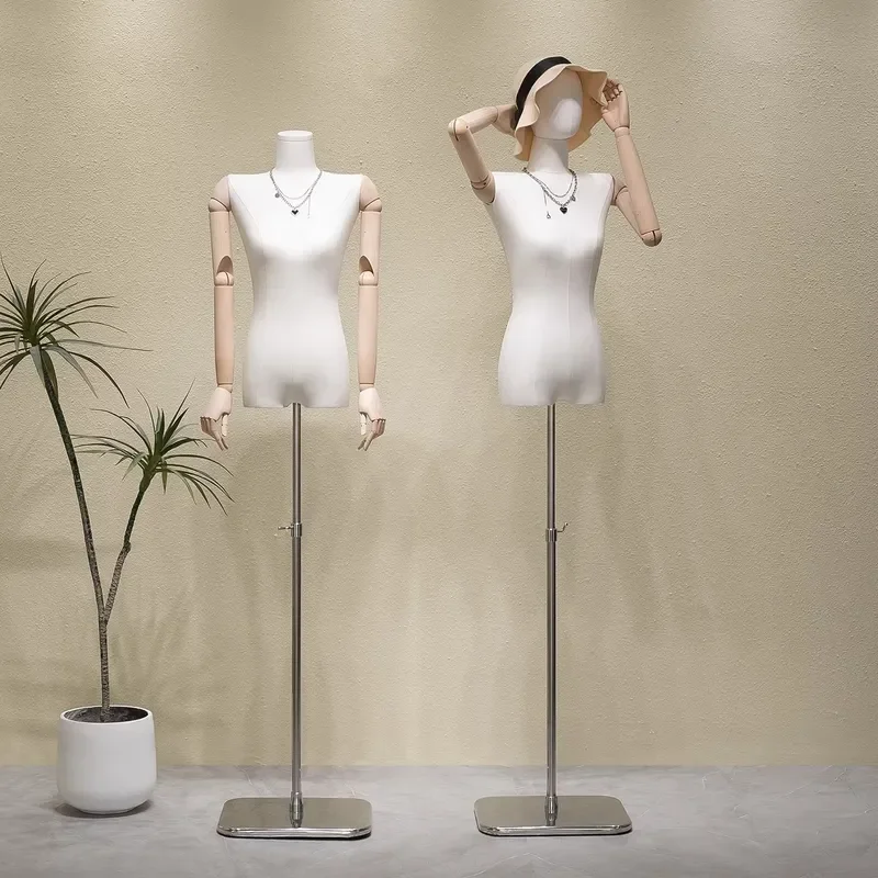 for Flat Shoulder Pendant Hand Model Props Women Clothing Half Body Dummy Table Clothing Store Window Right Angle Shoulder