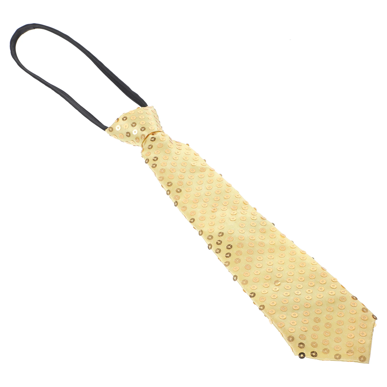 

Sequin Tie Shiny Slim Bow Necktie for Party Wedding Men Fashion Cosplay Props Decor One Size Tie Ornament Fits Most