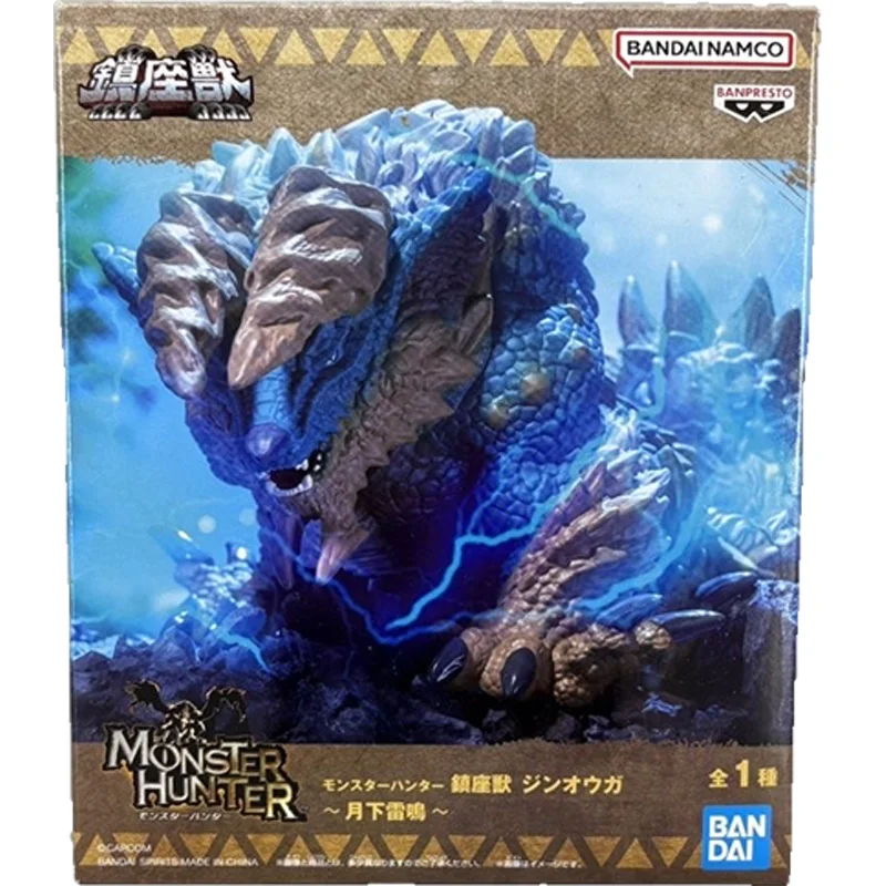 En stock, Original BANDAI NAMCO BANPRESTO MONSTER HUNTER Town Beast Zinogre, figuras de acción de Anime, modelo de juguete, adorno de escritorio, regalos