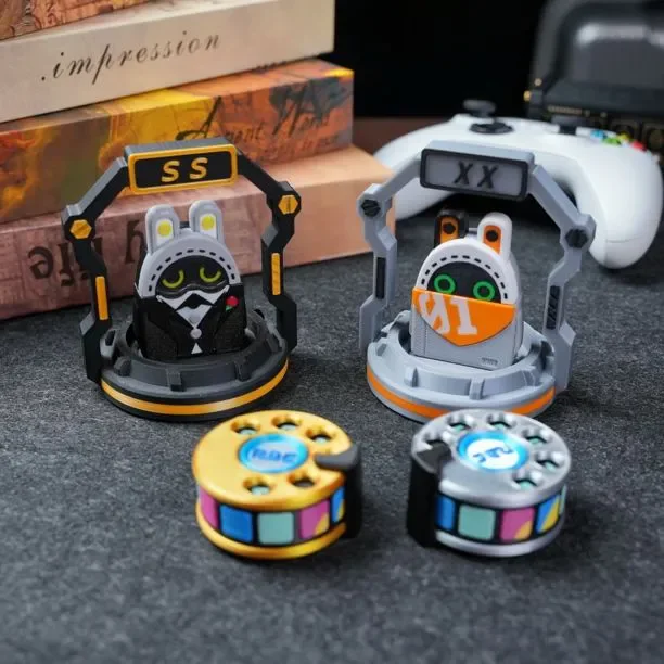 Zenless Zone Zero Verschlüsselter Master-Tape-Fidget-Spinner (Hochgeschwindigkeitslager) – Gaming-Desktop-Dekoration, Zubehör, Ornament