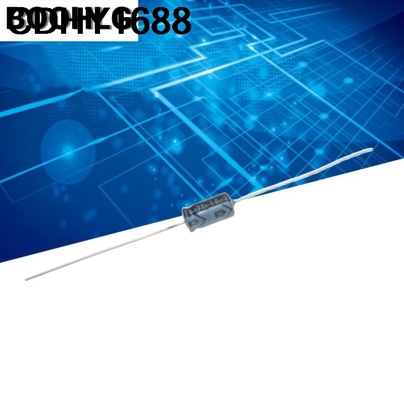 10 個 10UF 35V ニジカン発熱電解コンデンサ 35V 10UF 6X11 アキシャル