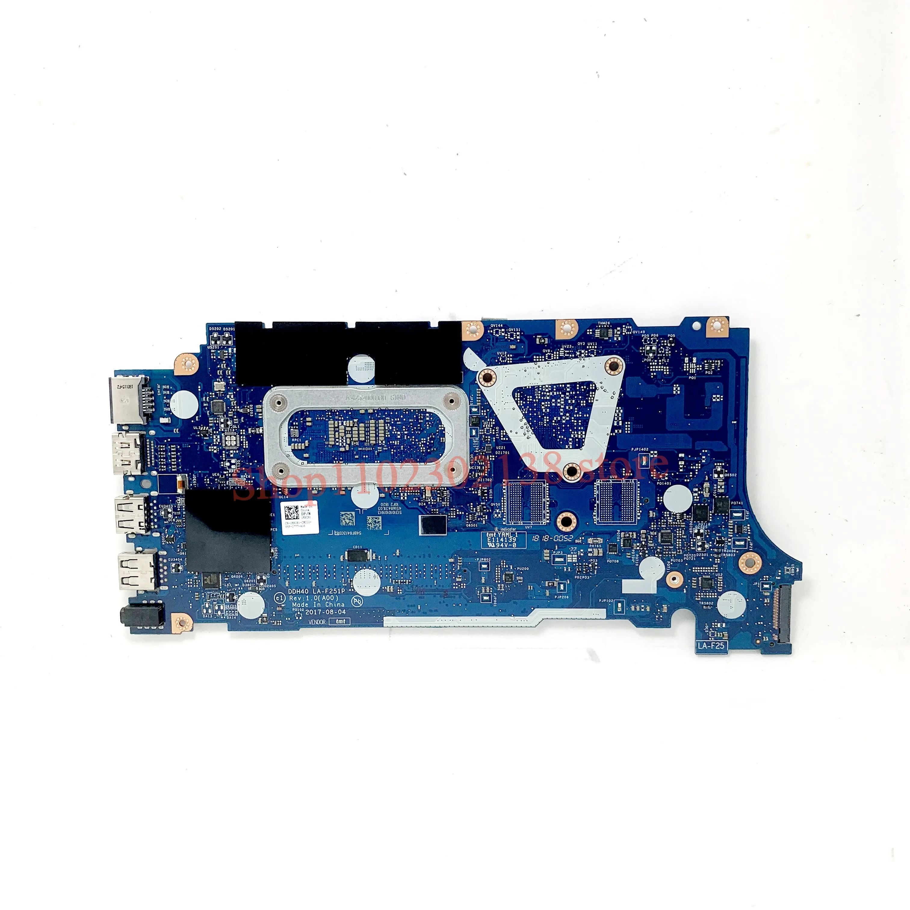 CN-0RN0N1 0RN0N1 RN0N1 NEW Mainboard For DELL 14 7472 Laptop Motherboard LA-F251P With SR3LB I5-8250U CPU 100% Full Working Well