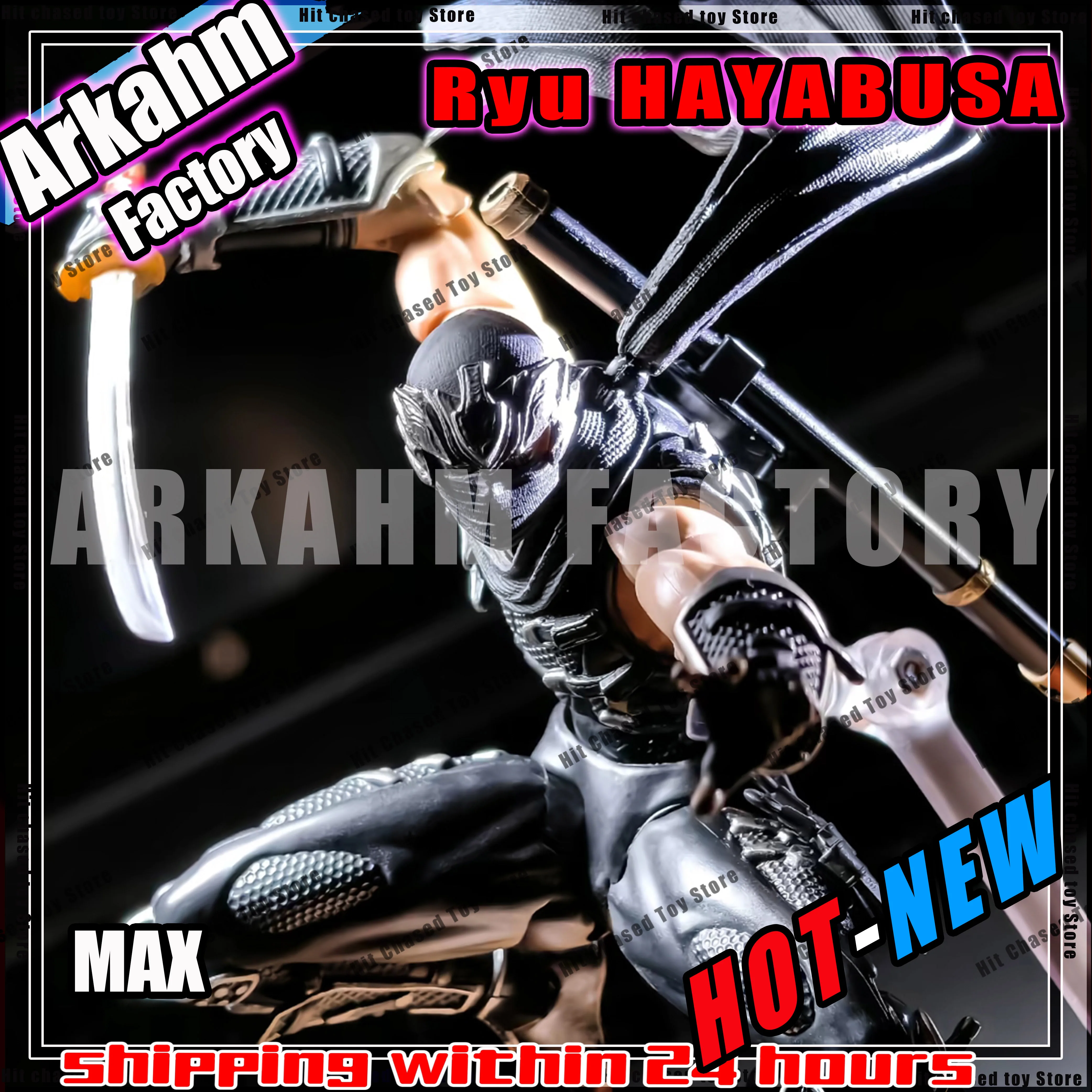 

New Arkahm Factory Ryu HAYABUSA Arkahm Toys Action Figure Ko Kaiyodo Revoltech Amazing Yamaguchi Ninja Gaiden Figurine Model Toy