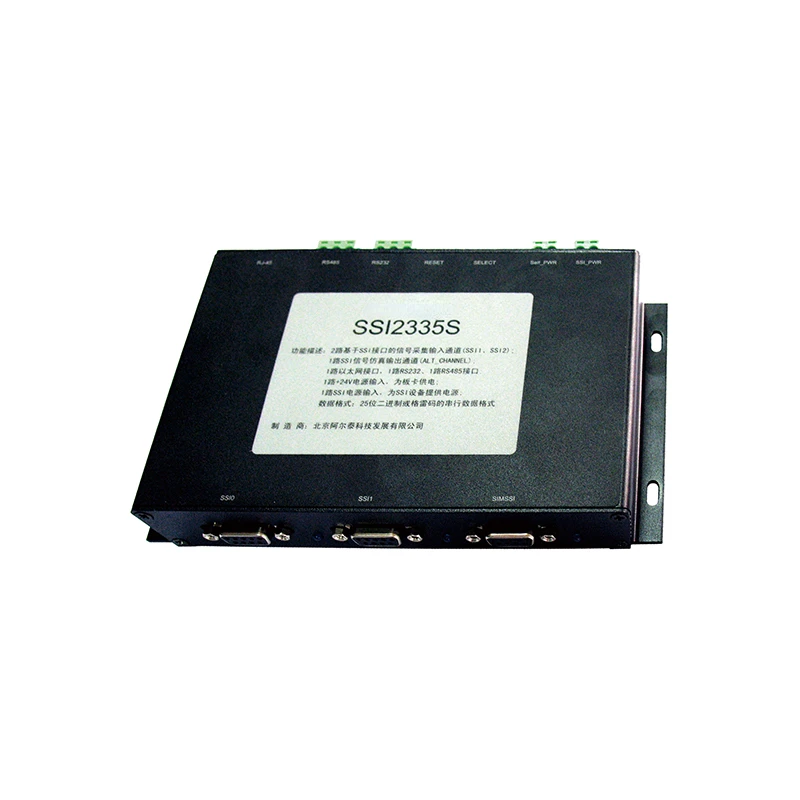 Two SSI Data Acquisition Cards, One SSI Output, One Network Port, and Two Serial Ports, SSI2335S