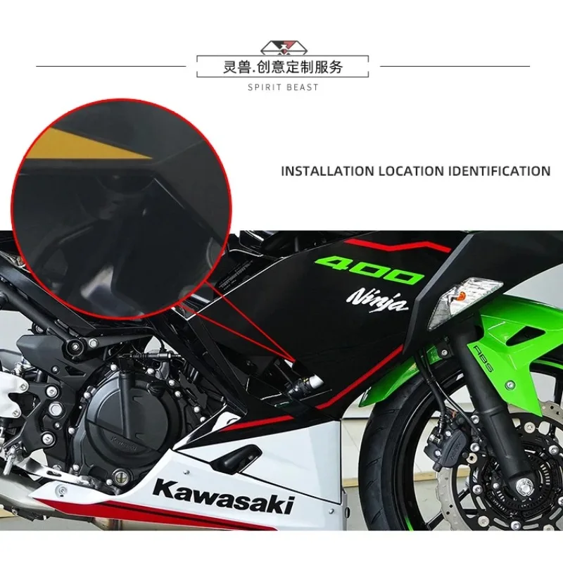 SPIRIT BEAST Motorcycle Anti Falling Rod Crash Frame Accessories Mount Anti Crash Protector Falling Frame Kawasaki Ninja400 Z400