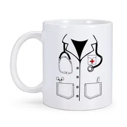 Doctor Coffee Mug Appreciate Water Tea Milk Cup Physician Home Office Drinkware for Doctor Nurse Birthday 11oz Coffee Juice Cup