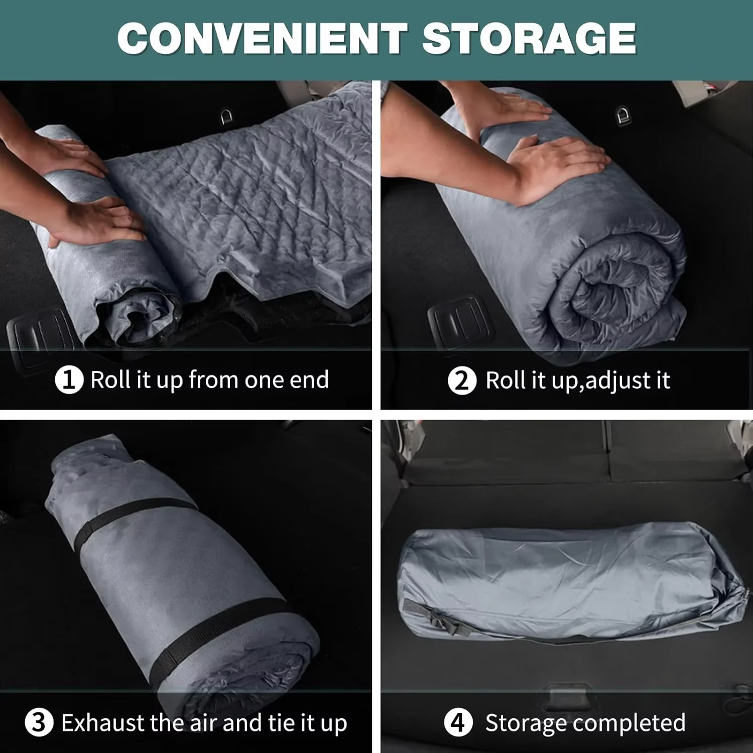 

Car Air Inflation Mattress For Tesla Model Y 2020-2025 Juniper SUV Trunk Inflatable Pad Sleeping Mat Air Bed Travel Camping