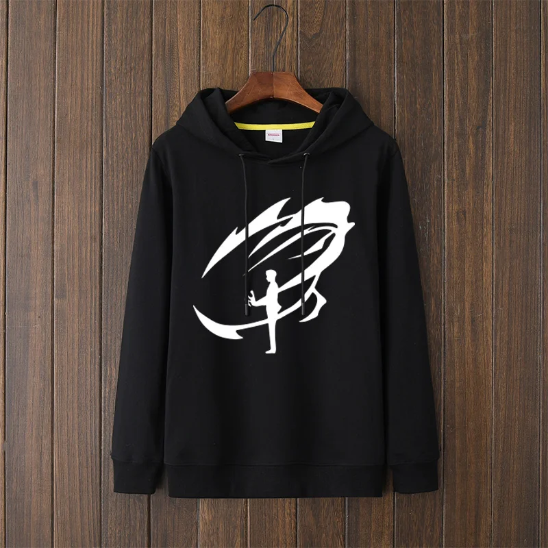 

Свободная толстовка-худи с принтом, повседневная спортивная куртка из смесового полиэстера и хлопка для весны, осени и зимы