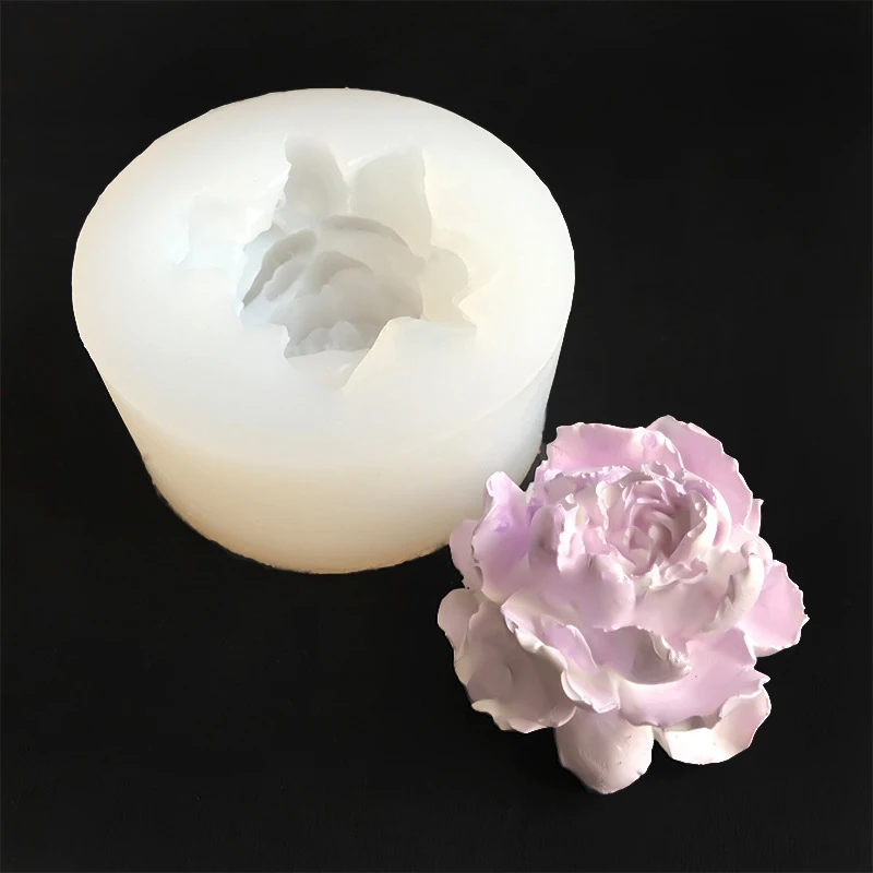 Rose Flower soap mold for soap Making silicone soap molds Aromatherapy plaster mold