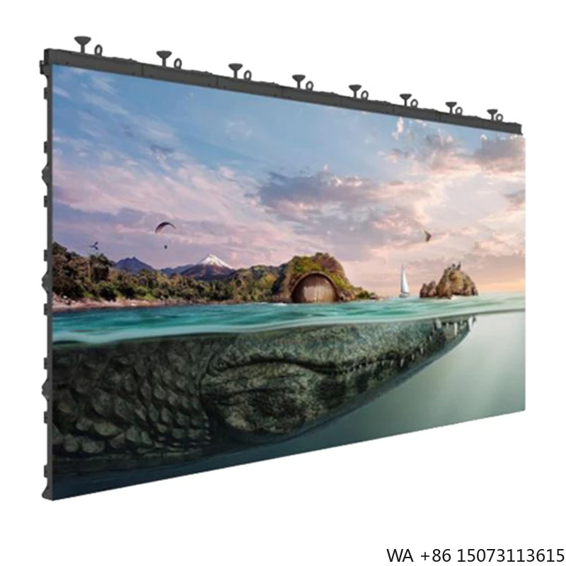 실내 P3.91 LED 렌탈 캐비닛 - 결혼식 및 콘서트 무대용 500x1000mm 패널