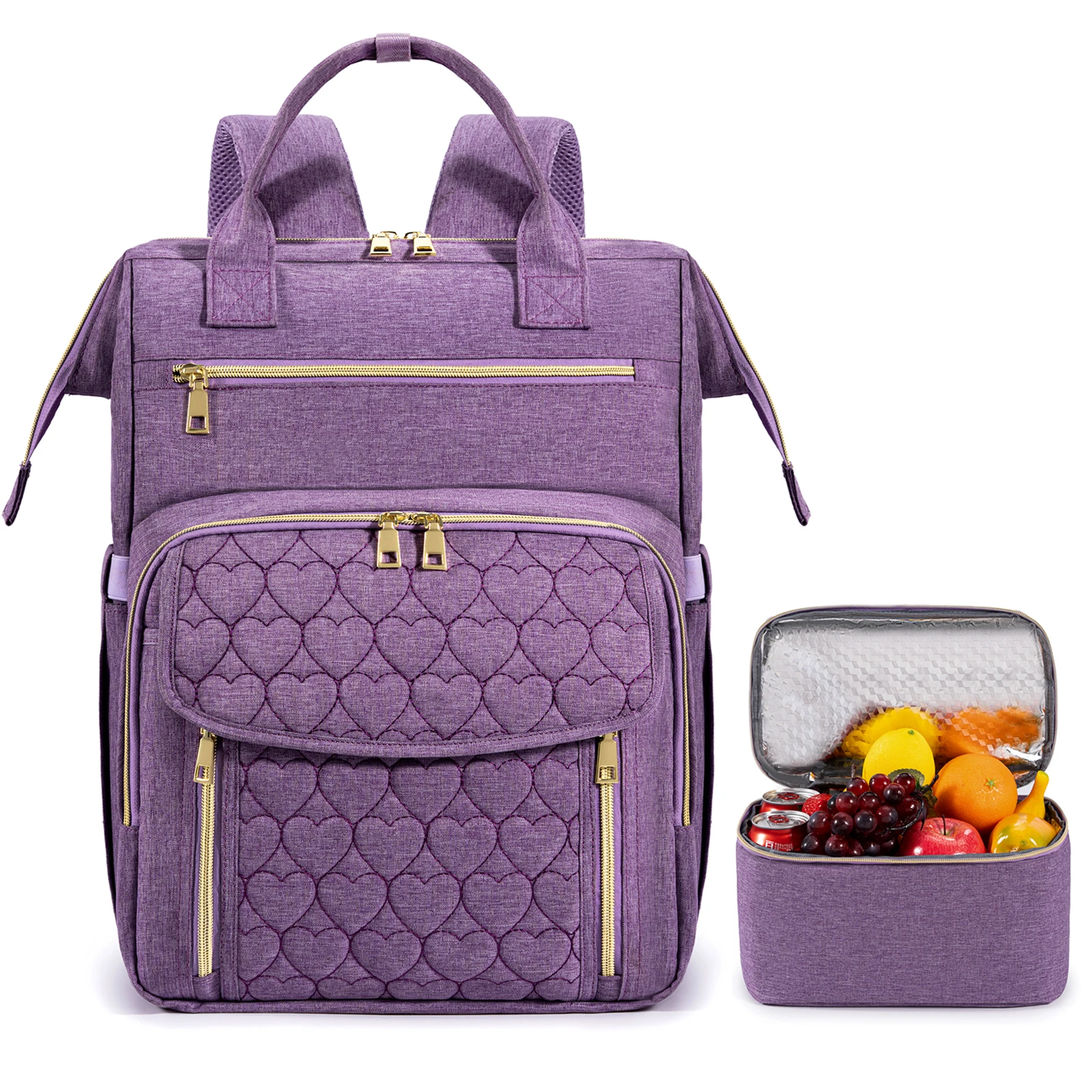 

Lunch Backpack Insulated Cooler Backpacks with Lunch Box Laptop Backpack Fits 15.6 Inch Waterproof Leak Proof Cooler Backpacks