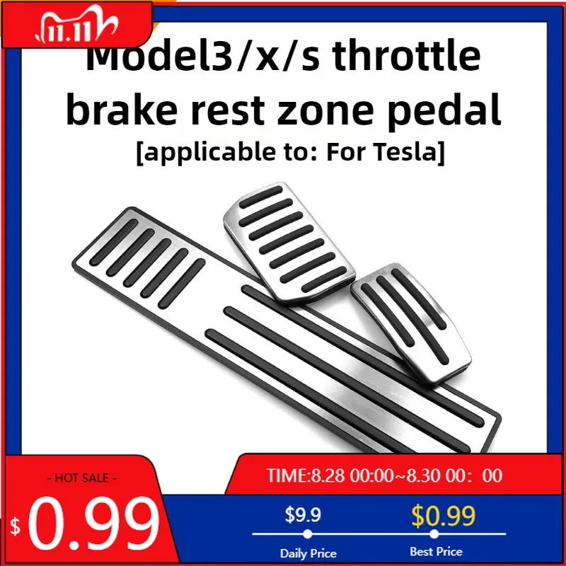 

Горячие украшения для зоны отдыха Tesla Model X S, дроссельной заслонки, тормоза, кабинета, металлической педали, аксессуары для модификации без сверления Interi